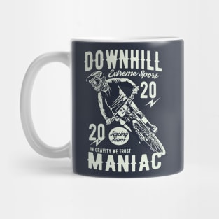 Vector Illustration of Downhill. Mug